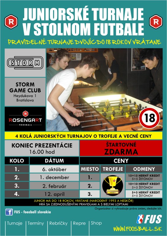 Juniorsk turnaj v Storme 2011/12